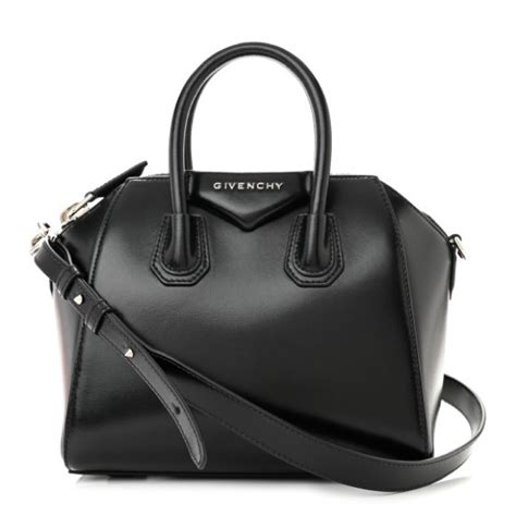 givenchy antigona shiny lord calfskin mini shw|GIVENCHY Shiny Lord Calfskin Mini Antigona Black.